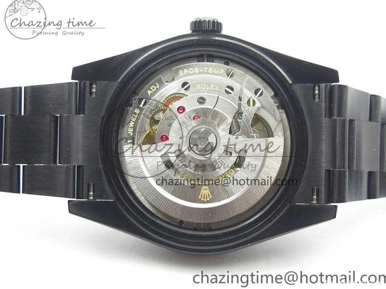 Best AAA Replica Sites Best Edition All DateJust Dial 41 Black Bracelet Markers PVD ModernLook A Roman PVD Oyster Black VRF 2793 on 0119